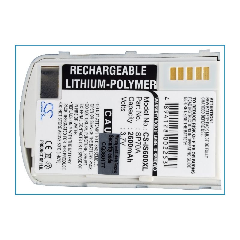 Li-Polymer Battery fits Cyberbank, poz x301, ido, s600 3.7V, 2400mAh Mobile & SmartPhone Cameron Sino Technology Limited