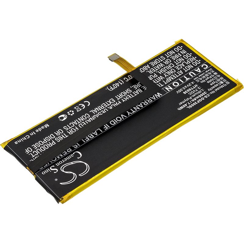 Li-Polymer Battery fits Doogee, f3 3.7V, 2000mAh Communications Cameron Sino Technology Limited (Suspended)