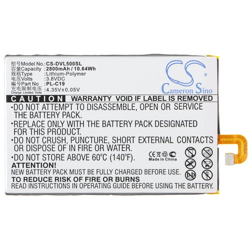 Li-Polymer Battery fits Doov, l15, l5 plus 3.8V, 2800mAh Communications Cameron Sino Technology Limited