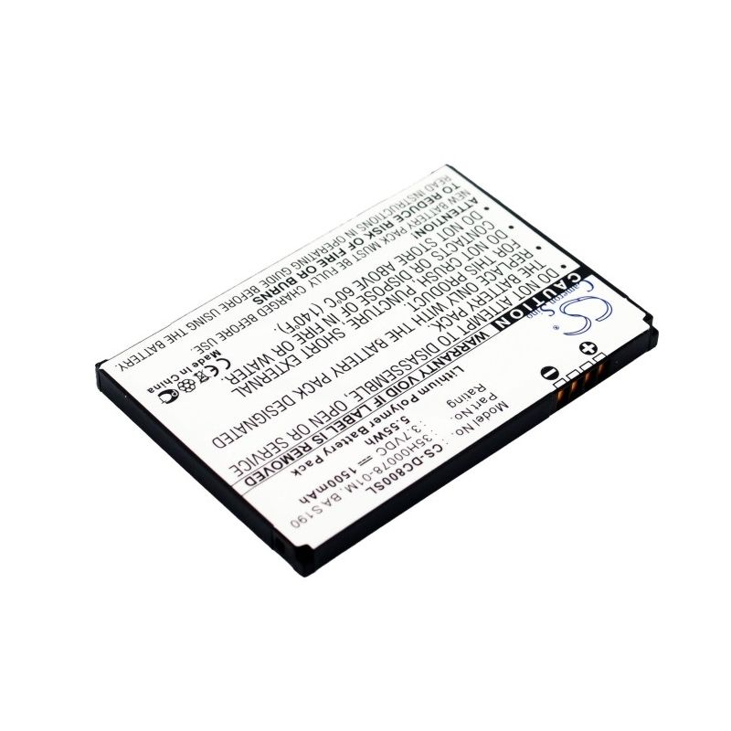 Li-Polymer Battery fits Dopod, c800, c858, htc 3.7V, 1500mAh Communications Cameron Sino Technology Limited (Suspended)