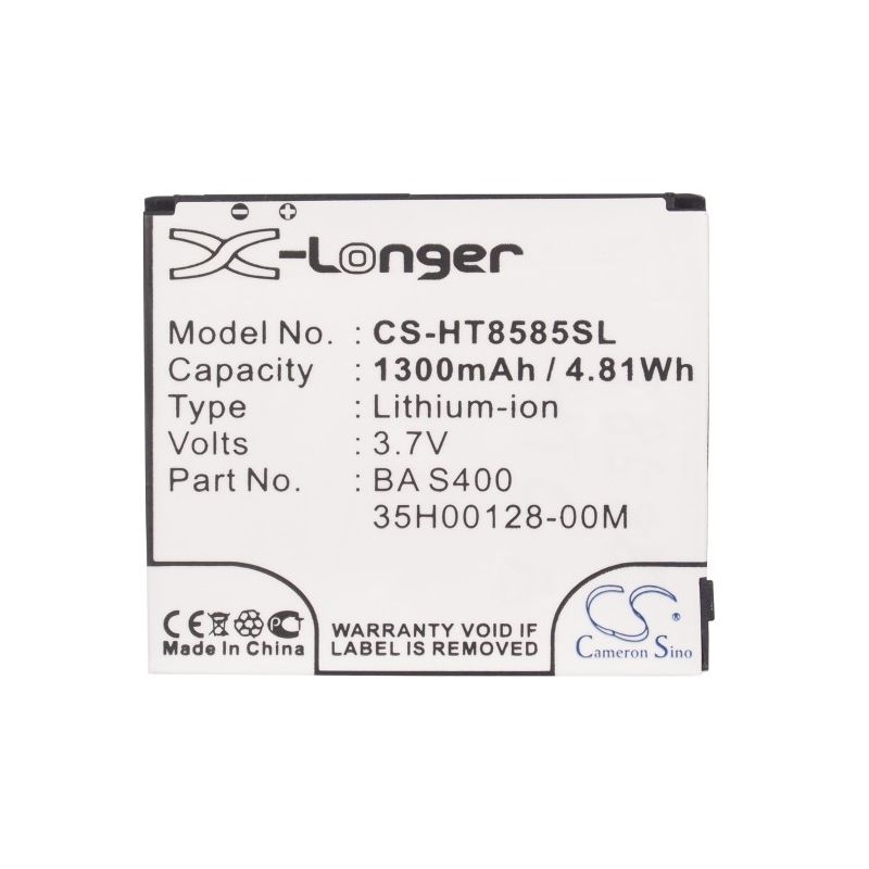 Li-ion SmartPhone Battery fits Dopod, hd2, t8588, htc 3.7V, 1300mAh Mobile & SmartPhone Cameron Sino Technology Limited