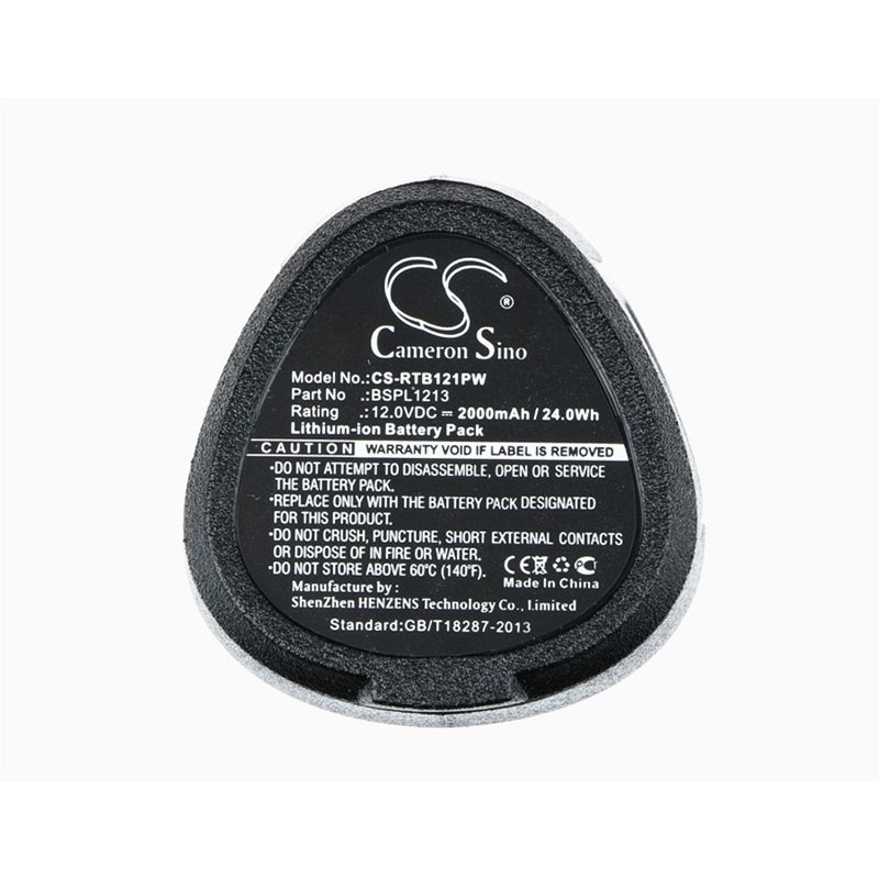 Li-ion Battery fits Ryobi, Rcd12011l, Rmt12011l, Rrs12011l 12.0V, 2000mAh Power Tools Cameron Sino Technology Limited