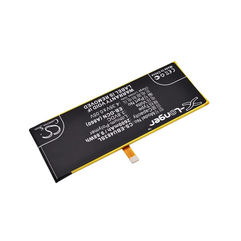 Li-Polymer Battery fits Ebest, u5483 3.8V, 2600mAh Communications Cameron Sino Technology Limited (Suspended)