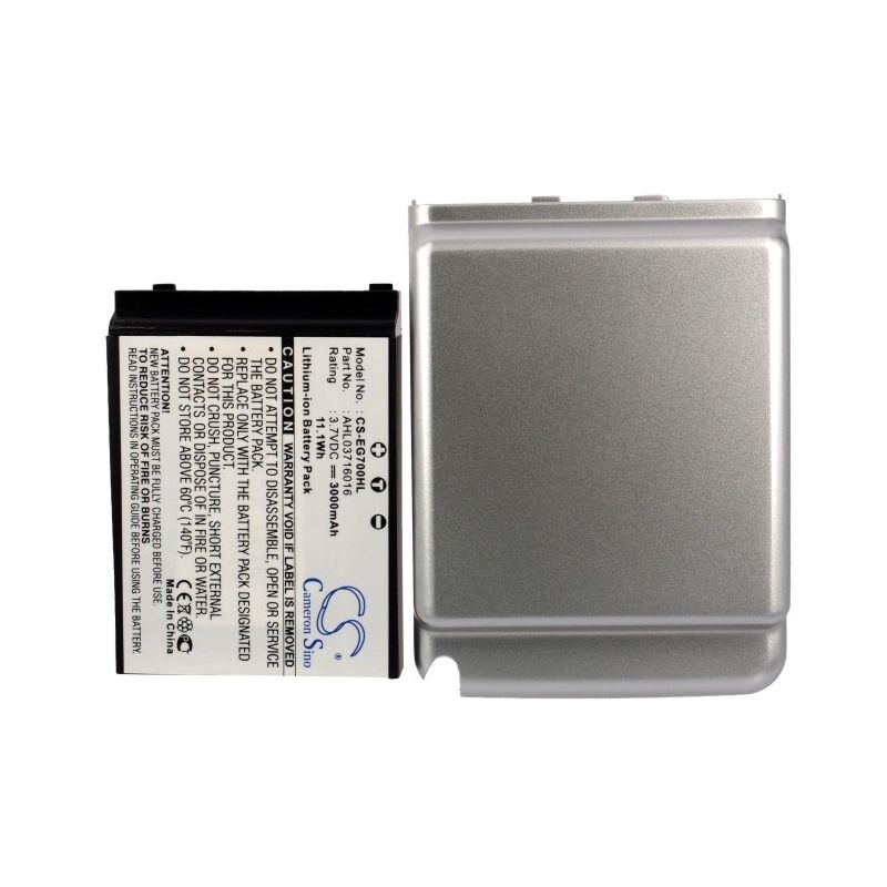 Li-Polymer Battery fits E-ten, glofiish m700 3.7V, 3000mAh Mobile & SmartPhone Cameron Sino Technology Limited