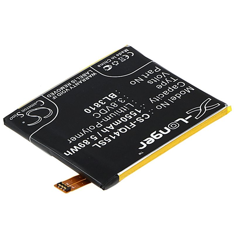 Li-Polymer Battery fits Fly, era style 3, iq4415 quad 3.8V, 1550mAh Mobile & SmartPhone Cameron Sino Technology Limited