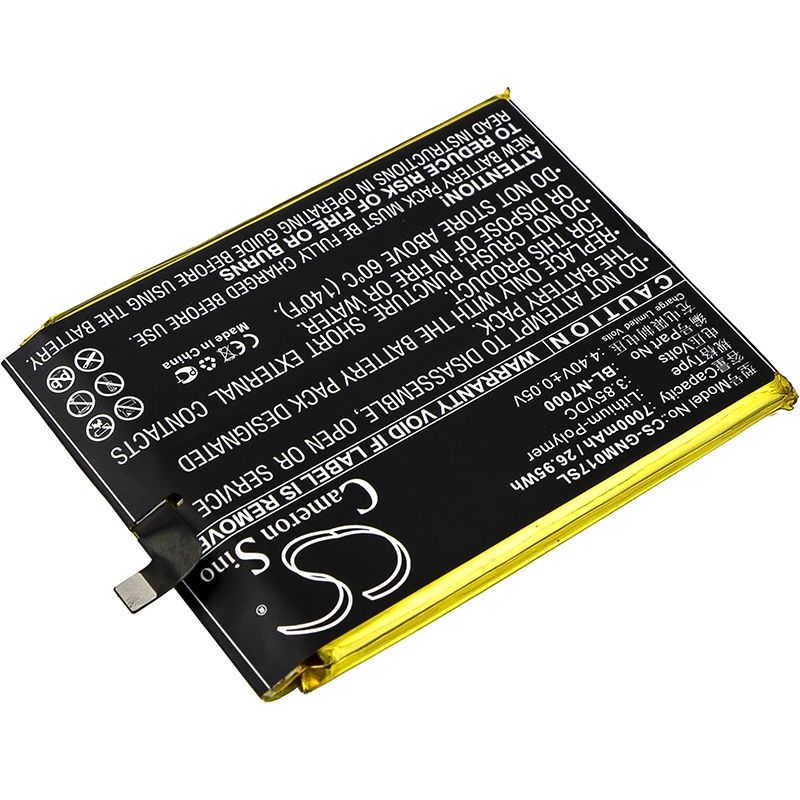 Li-Polymer Battery fits Gionee, m2017, m2017 dual sim, m2017 dual sim td-lte 3.85V, 7000mAh Mobile & SmartPhone Cameron Sino Technology Limited