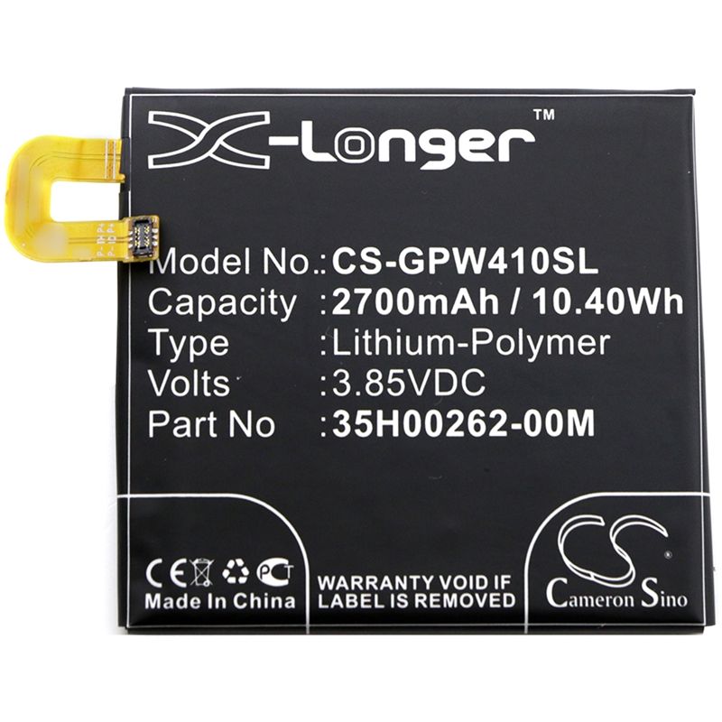 Li-polymer Battery Fits Google, B2pw4100, Nexus S1, Nexus S1 Global Td-lte 3.85v, 2700mah Mobile & SmartPhone Cameron Sino Technology Limited