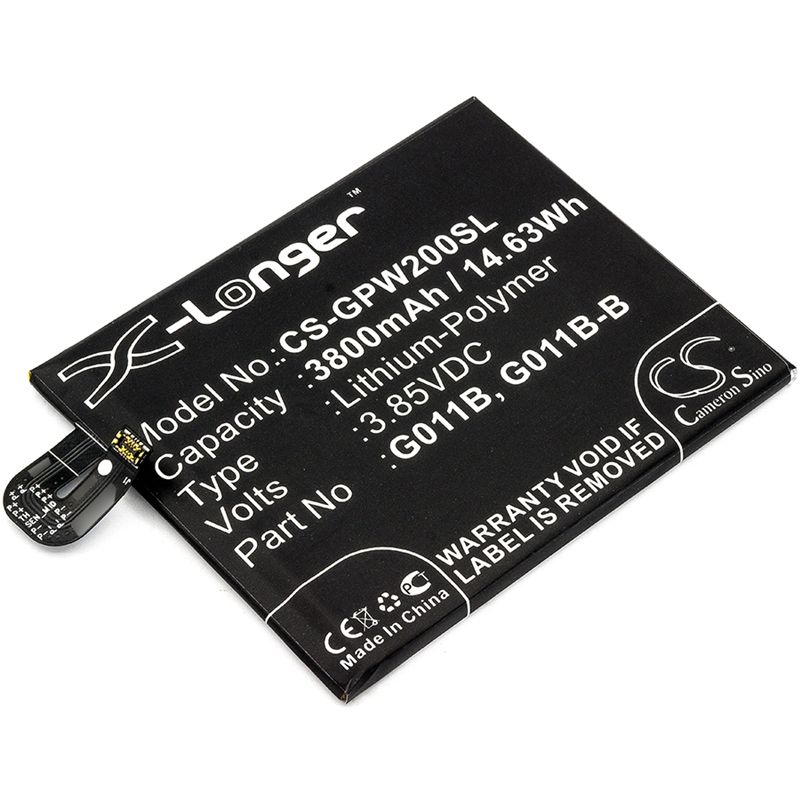 Li-polymer Battery Fits Google, G011c, Pixel 2 Xl 2017, Pixel Xl2 2017 3.85v, 3800mah Mobile & SmartPhone Cameron Sino Technology Limited