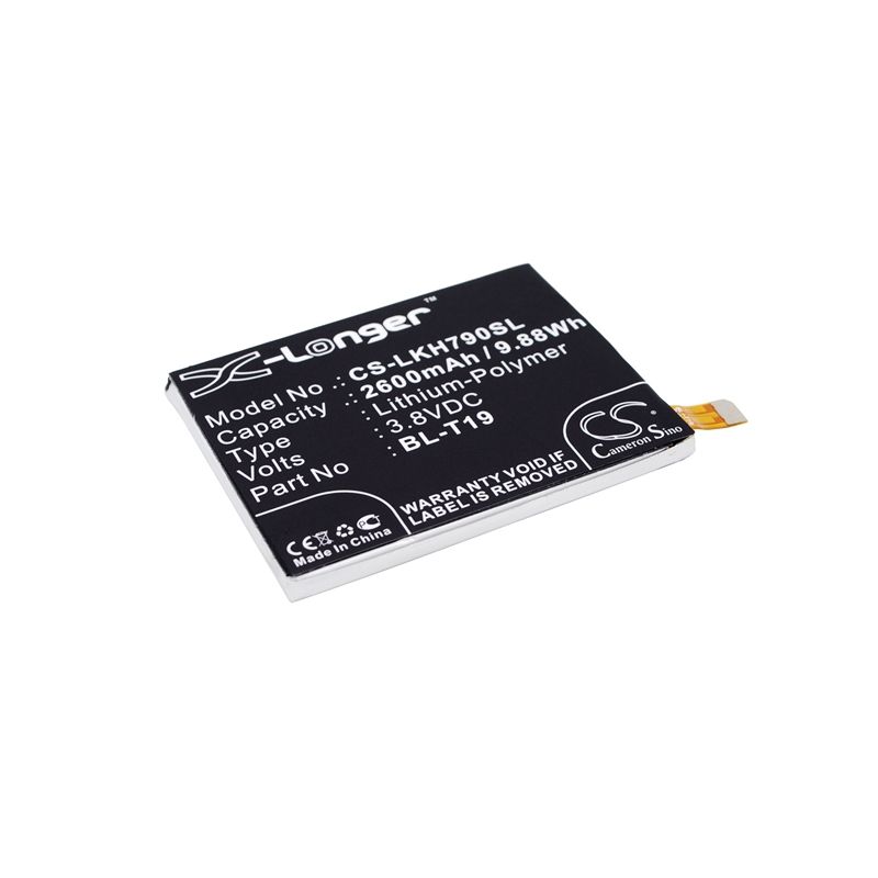 Li-polymer Battery Fits Google, Nexus 5x, Nexus 5x Lte, Lg 3.8v, 2600mah Mobile & SmartPhone Cameron Sino Technology Limited