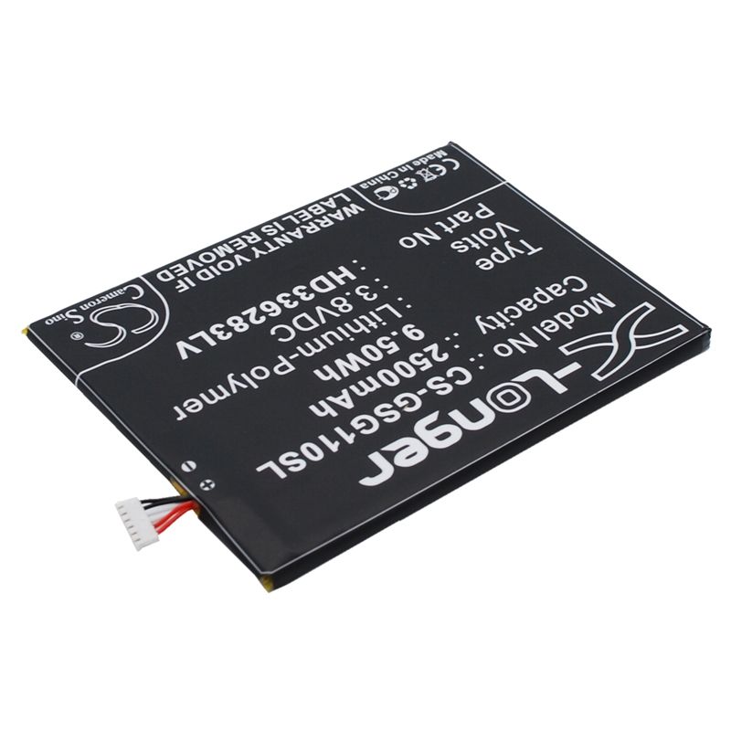 Li-Polymer Battery fits Green orange, n1, n1-t, n1-y 3.8V, 2500mAh Mobile & SmartPhone Cameron Sino Technology Limited