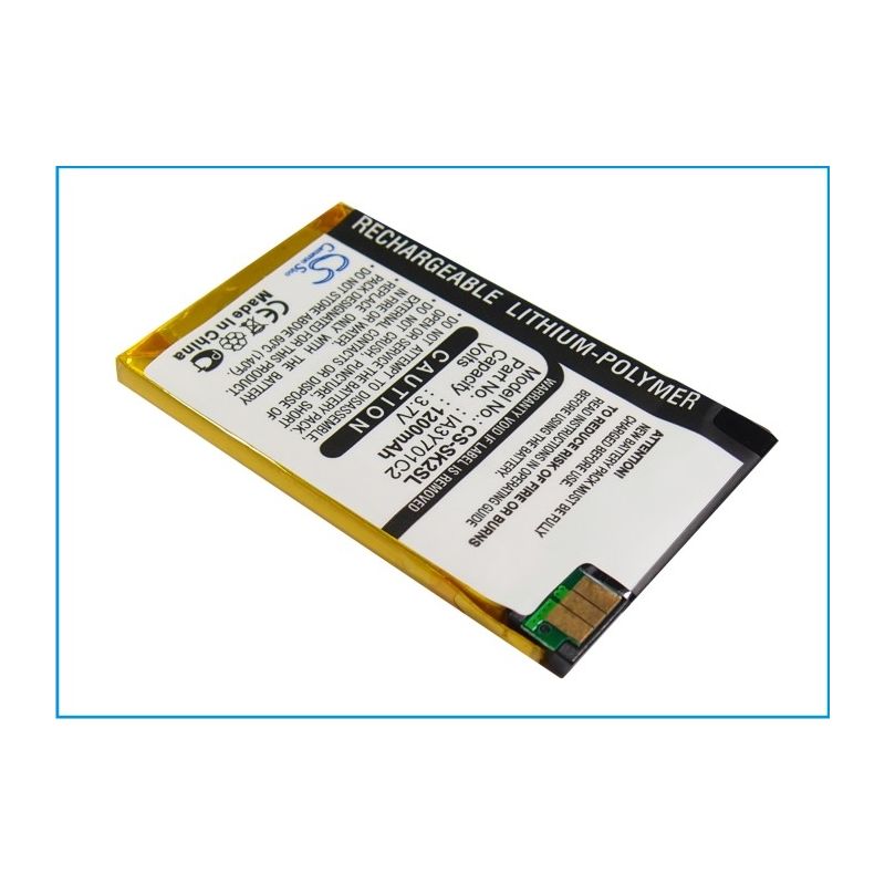 Li-Polymer Battery fits Hip top, danger 2, sharp, pv-100tg 3.7V, 1200mAh Communications Cameron Sino Technology Limited