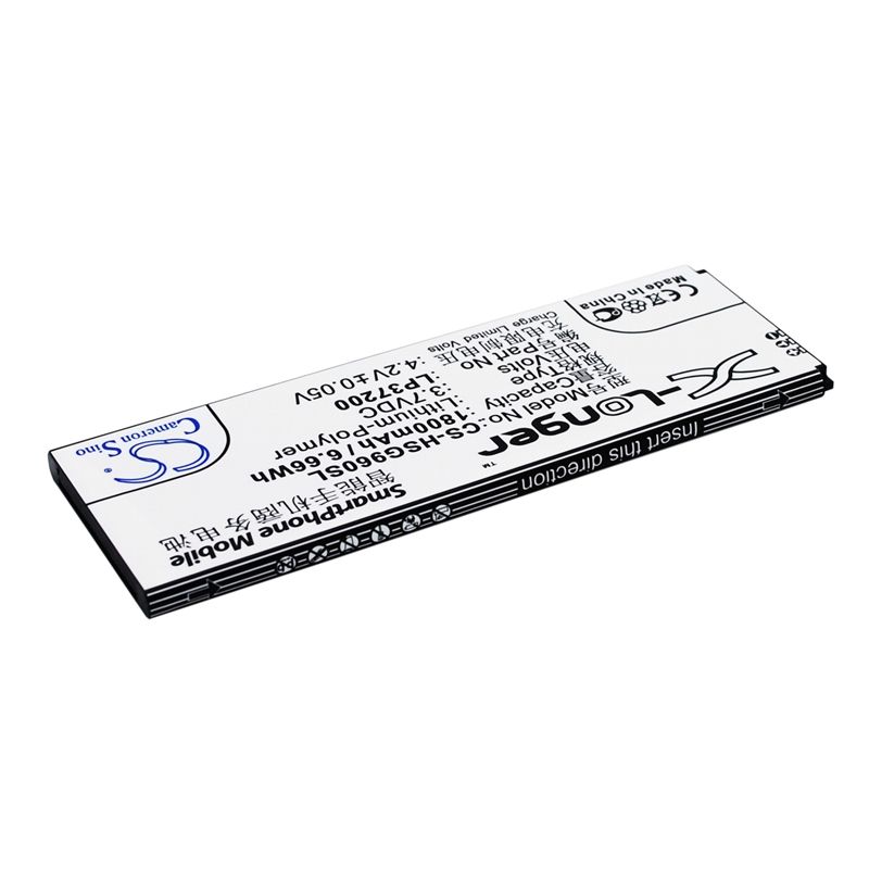 Li-Polymer Battery fits Hisense, hs-g960, hs-t960, hs-u960q 3.7V, 1800mAh Communications Cameron Sino Technology Limited (Suspended)