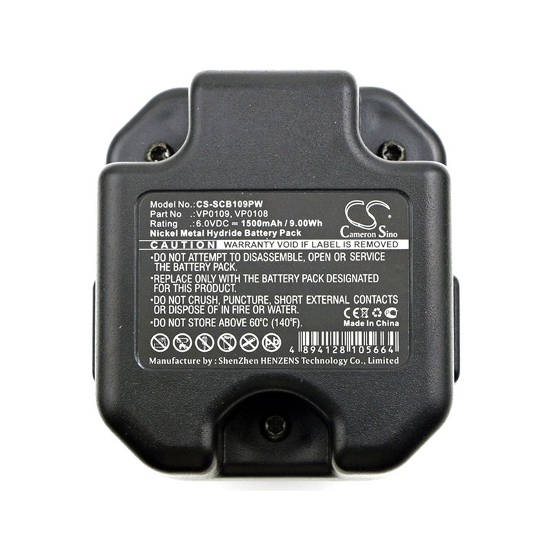 Ni-mh Battery Fits Senco, Gt65da, Gt65rha, Gt90ch 6.0v, 1500mah Power Tools Cameron Sino Technology Limited