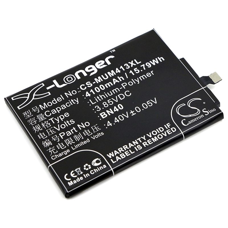 Li-polymer Battery Fits Hongmi, 4 Premium Edition, 4x Premium Edition, Redmi 4x Premium Edition Dual Sim Td-lte 3.85v, 4100mah Mobile & SmartPhone Cameron Sino Technology Limited