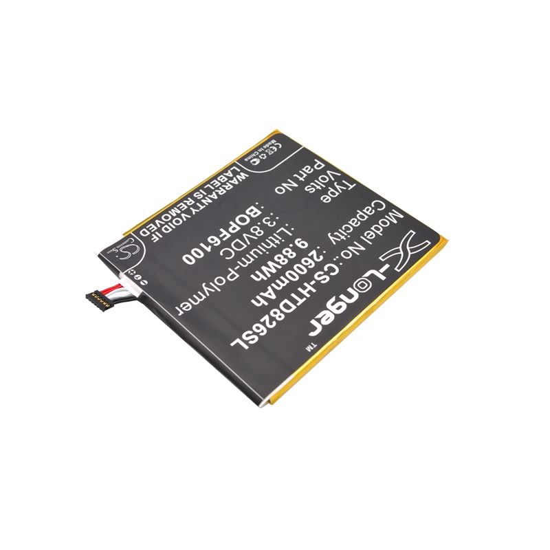Li-polymer Battery Fits Htc, A51, D820, D820g 3.8v, 2600mah Mobile & SmartPhone Cameron Sino Technology Limited
