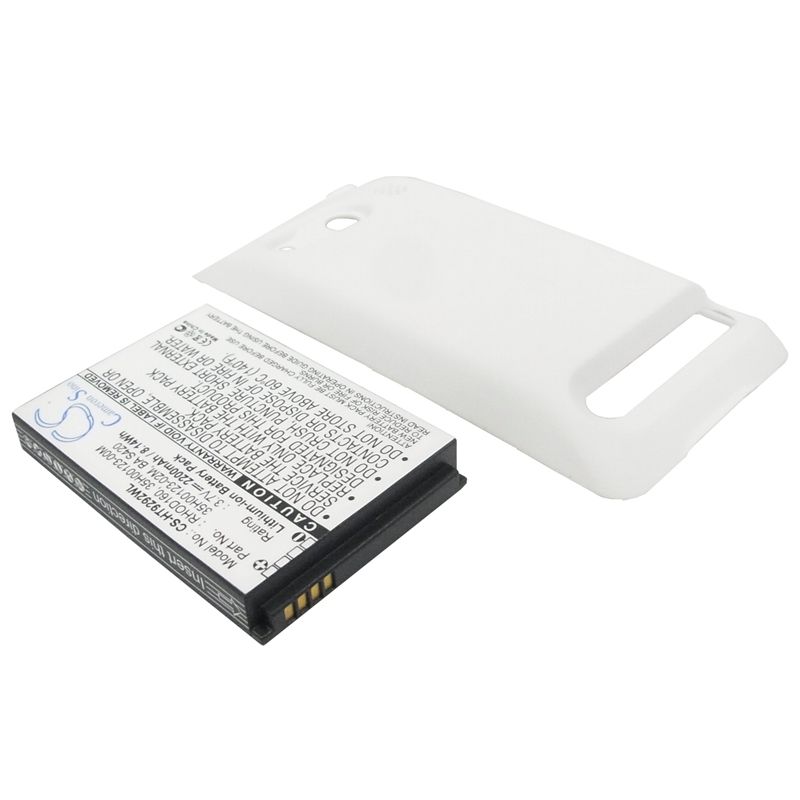 White 3.7V 2200mAh Htc, a9292, evo 4g, supersonic Replacement Battery Communications Cameron Sino Technology Limited