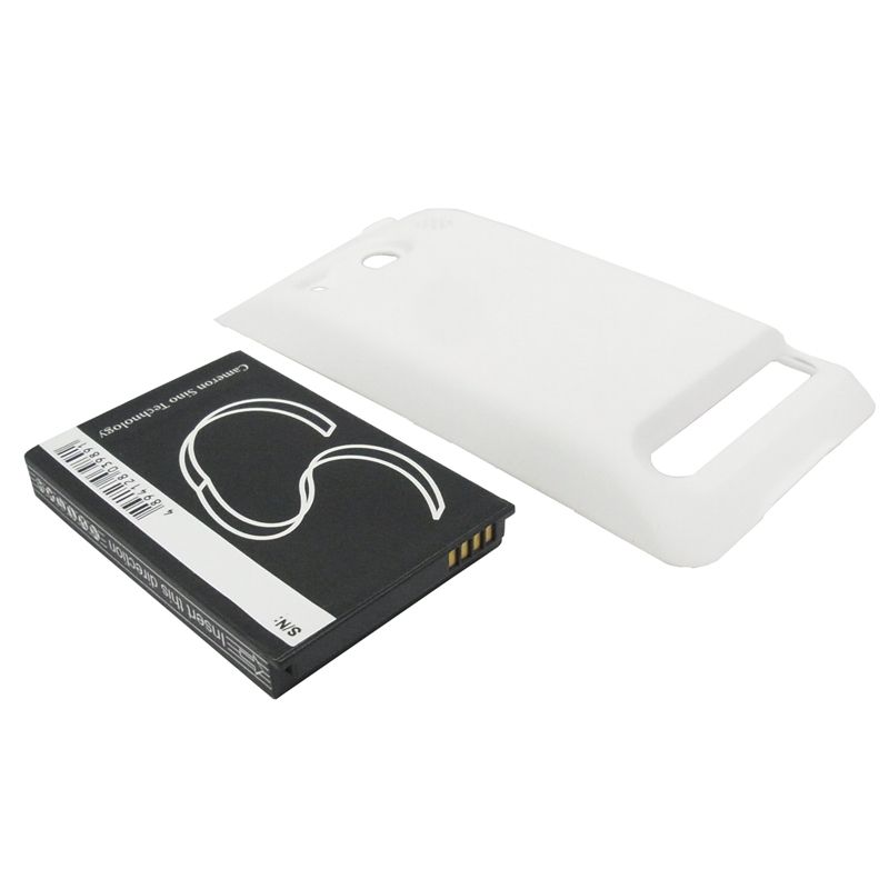 White 3.7V 2200mAh Htc, a9292, evo 4g, supersonic Replacement Battery Communications Cameron Sino Technology Limited