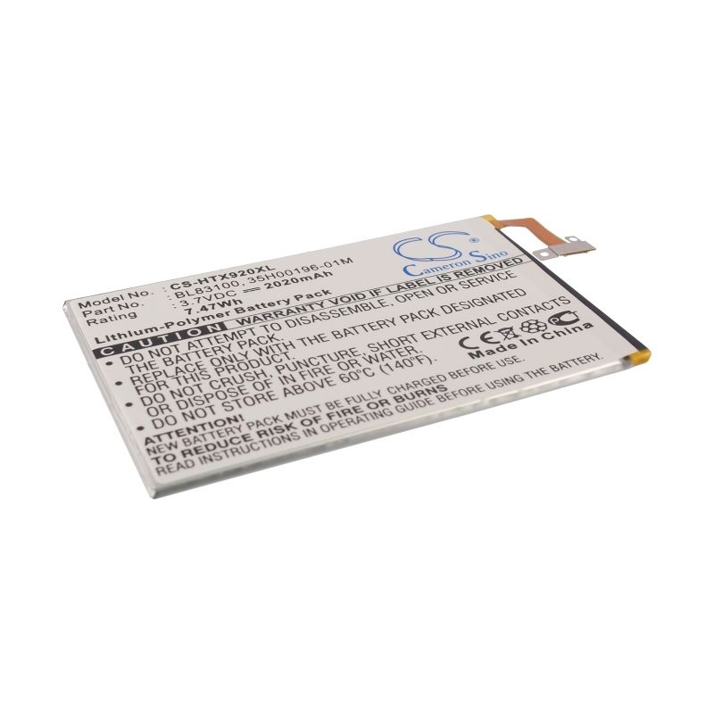 Li-Polymer Battery fits Htc, adr6435, butterfly, butterfly j 3.8V, 2020mAh Mobile & SmartPhone Cameron Sino Technology Limited