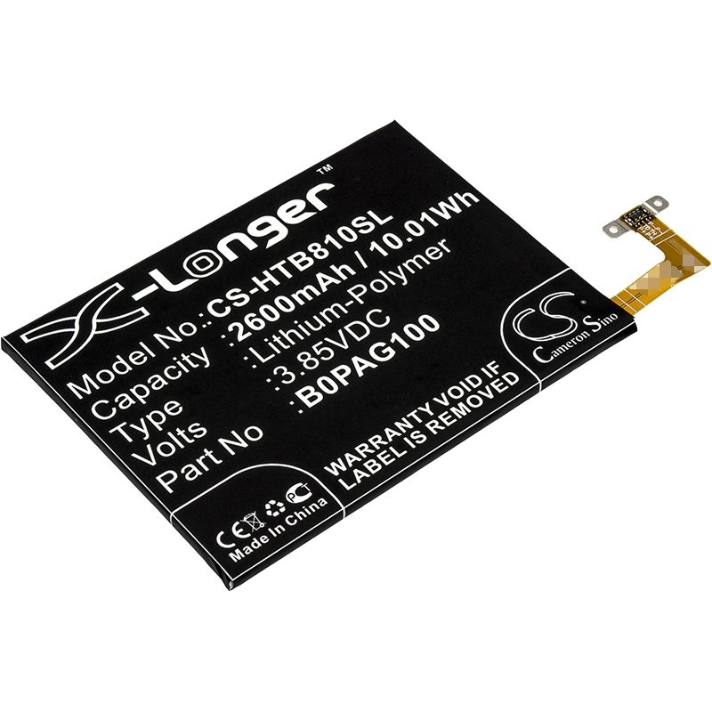 Li-Polymer Battery fits Htc, b810x, butterfly 2, htl23 3.85V, 2600mAh Mobile & SmartPhone Cameron Sino Technology Limited