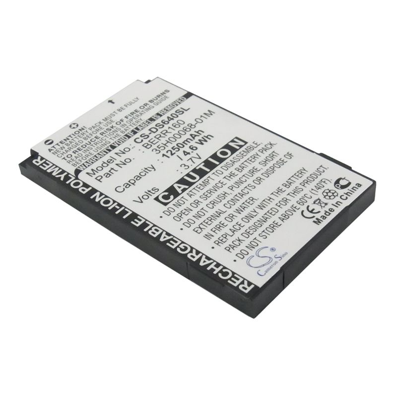 Li-Polymer Battery fits Htc, iris, iris 100, s640 3.7V, 1250mAh Mobile & SmartPhone Cameron Sino Technology Limited