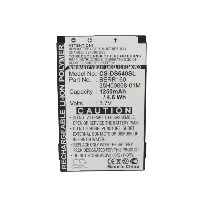 Li-Polymer Battery fits Htc, iris, iris 100, s640 3.7V, 1250mAh Mobile & SmartPhone Cameron Sino Technology Limited