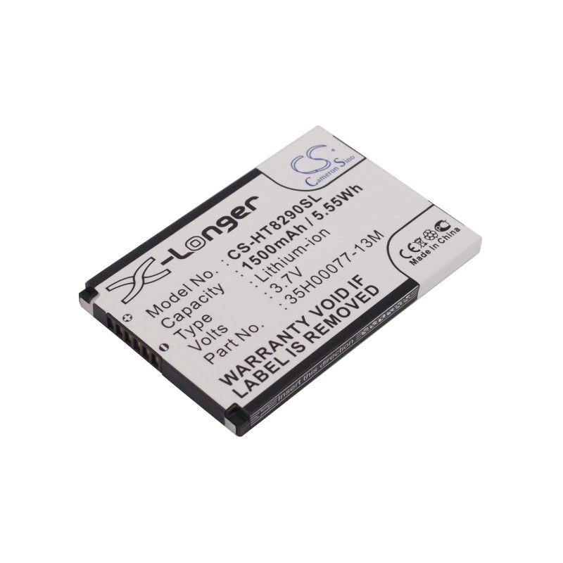 Li-Polymer Battery fits Htc, max 4g, quartz, t8290 3.7V, 1500mAh Communications Cameron Sino Technology Limited (Suspended)