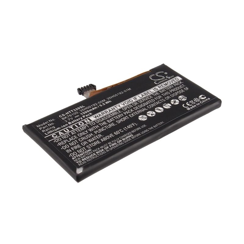 Li-polymer Battery Fits Htc, One V, One V1, Pk76110 3.7v, 1500mah Mobile & SmartPhone Cameron Sino Technology Limited