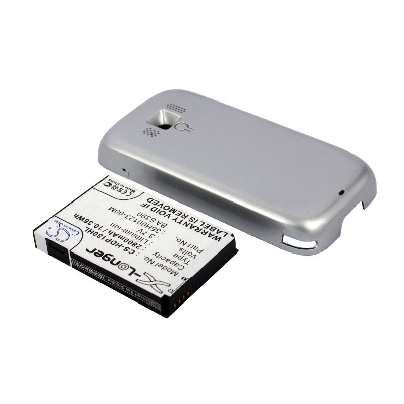 Silver 3.7V 2800mAh Htc, rhod100, t7373, touch pro 2 Replacement Battery Mobile & SmartPhone Cameron Sino Technology Limited