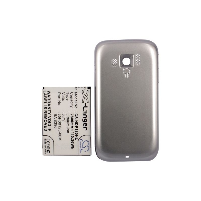 Silver 3.7V 2800mAh Htc, rhod100, t7373, touch pro 2 Replacement Battery Mobile & SmartPhone Cameron Sino Technology Limited