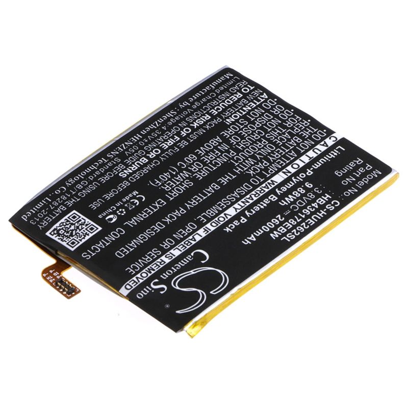 Li-polymer Battery Fits Huawei,2629, Ascend Mate 7s, Crr-cl00 3.8v, 2600mah Mobile & SmartPhone Cameron Sino Technology Limited