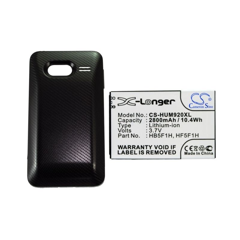 Li-ion Battery fits Huawei, activa 4g, m920, metropcs 3.7V, 2800mAh Mobile & SmartPhone Cameron Sino Technology Limited