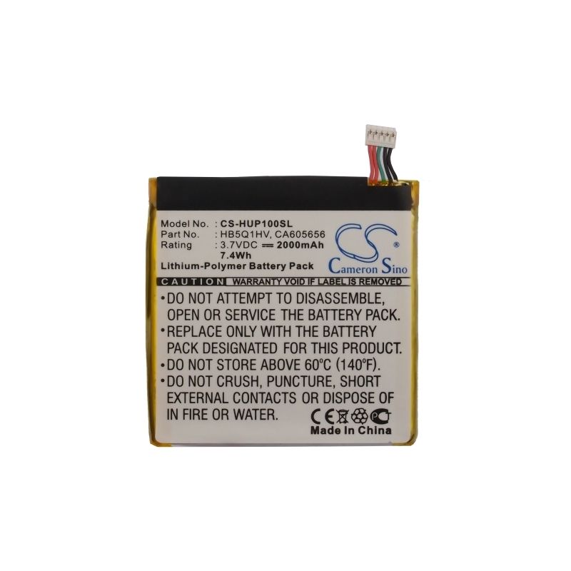 Li-Polymer Battery fits Huawei, ascend d quad xl, ascend d1 quad xl, ascend p1 3.7V, 2000mAh Mobile & SmartPhone Cameron Sino Technology Limited