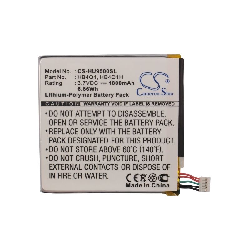 Li-Polymer Battery fits Huawei, ascend d quad xl, ascend d1, ascend d1 xl 3.7V, 1800mAh Mobile & SmartPhone Cameron Sino Technology Limited