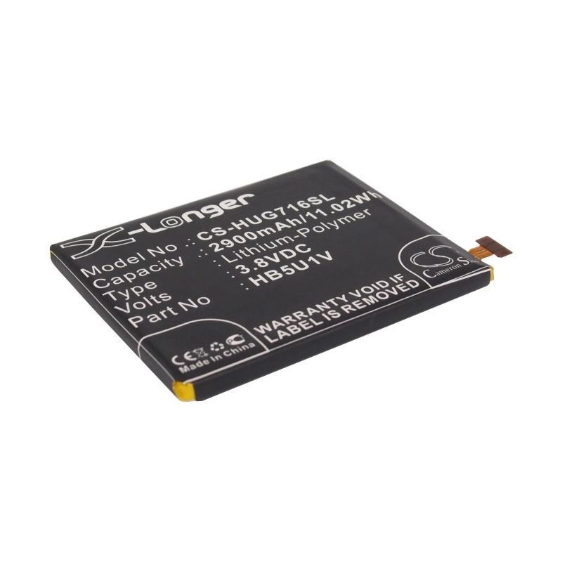 Li-Polymer Battery fits Huawei, ascend d2, ascend d2-0082, ascend d2-2010 3.8V, 2900mAh Communications Cameron Sino Technology Limited (Suspended)
