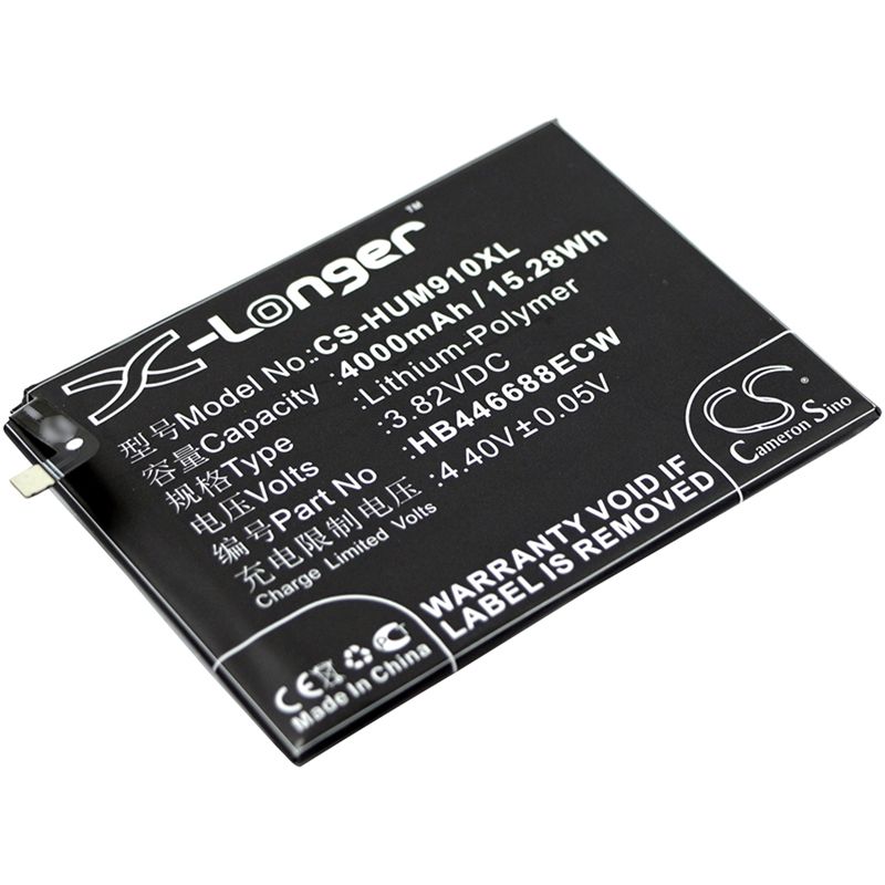 Li-Polymer Battery fits Huawei, ascend mate 9 pro, lon-al00, lon-l29 3.82V, 4000mAh Mobile & SmartPhone Cameron Sino Technology Limited