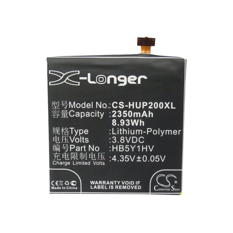 Li-Polymer Battery fits Huawei, ascend p2, gl07s, stream x 3.8V, 2350mAh Mobile & SmartPhone Cameron Sino Technology Limited