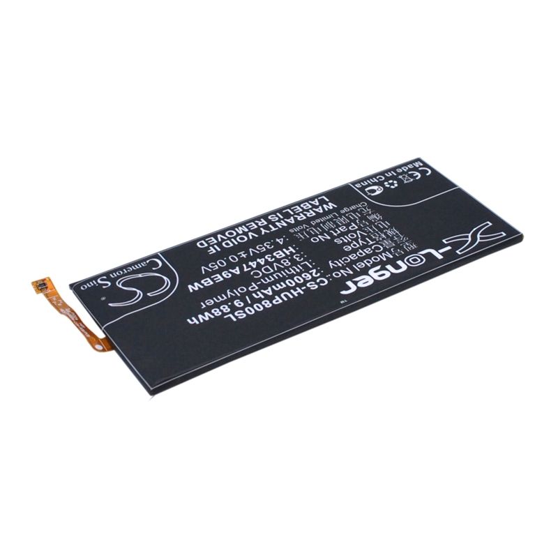 Li-polymer Battery Fits Huawei, Ascend P8, Gra-cl00, Gra-cl10 3.8v, 2600mah Mobile & SmartPhone Cameron Sino Technology Limited