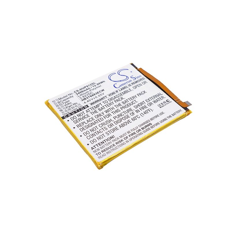 Li-polymer Battery Fits Huawei, Ascend P9 Plus, P9 Plus, P9 Plus Dual Sim 3.82v, 3400mah Mobile & SmartPhone Cameron Sino Technology Limited