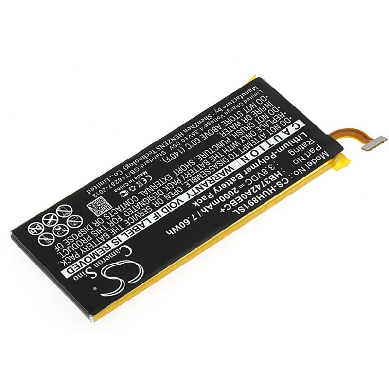 Li-Polymer Battery fits Huawei, ascend snapto, g620-a2, h891l 3.8V, 2000mAh Mobile & SmartPhone Cameron Sino Technology Limited