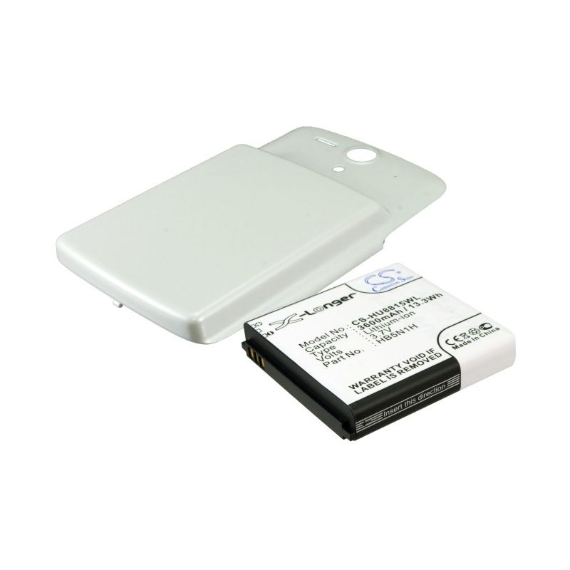 White 3.7V 3600mAh Huawei, ascend u8815, u8815 Replacement Battery Communications Cameron Sino Technology Limited