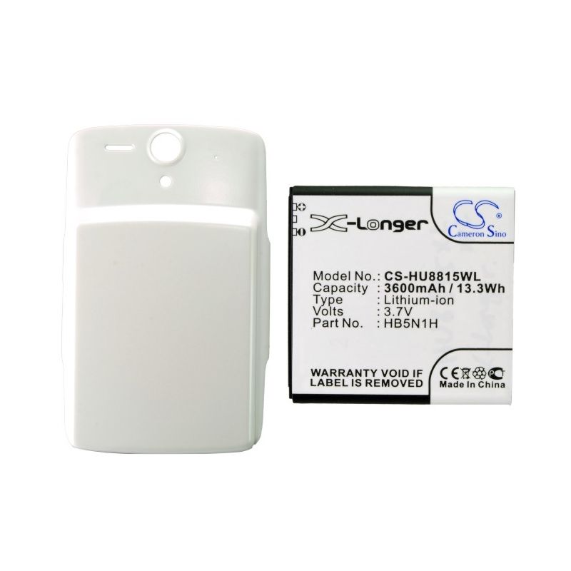 White 3.7V 3600mAh Huawei, ascend u8815, u8815 Replacement Battery Communications Cameron Sino Technology Limited