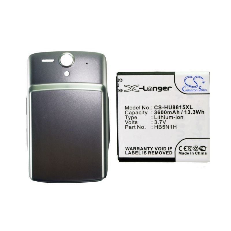 Silver 3.7V 3600mAh Huawei, ascend u8815, u8815 Replacement Battery Communications Cameron Sino Technology Limited