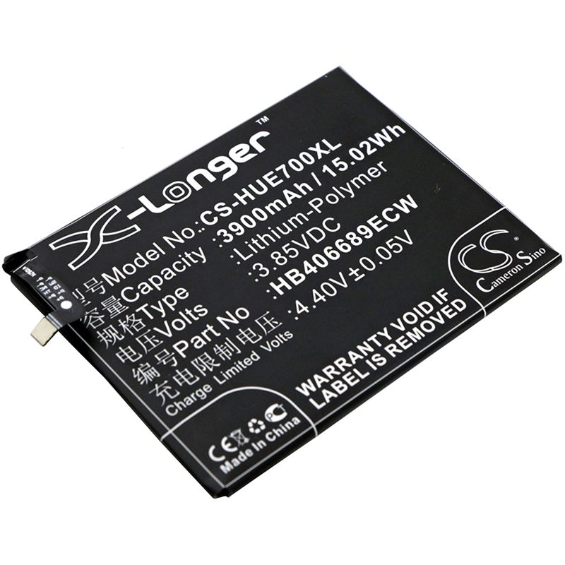 Li-Polymer Battery fits Huawei, ascend xt2, elate, enjoy 7 plus 3.85V, 3900mAh Mobile & SmartPhone Cameron Sino Technology Limited
