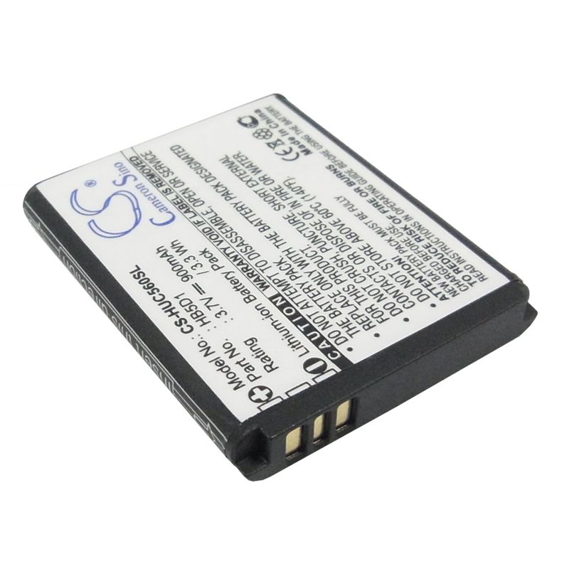 Li-ion Battery fits Huawei, c5110, c5600, c5700 3.7V, 900mAh Mobile & SmartPhone Cameron Sino Technology Limited