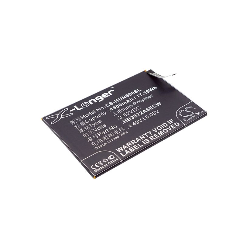 Li-Polymer Battery fits Huawei, edi-al10, edi-dl00, honor note 8 3.82V, 4500mAh Mobile & SmartPhone Cameron Sino Technology Limited
