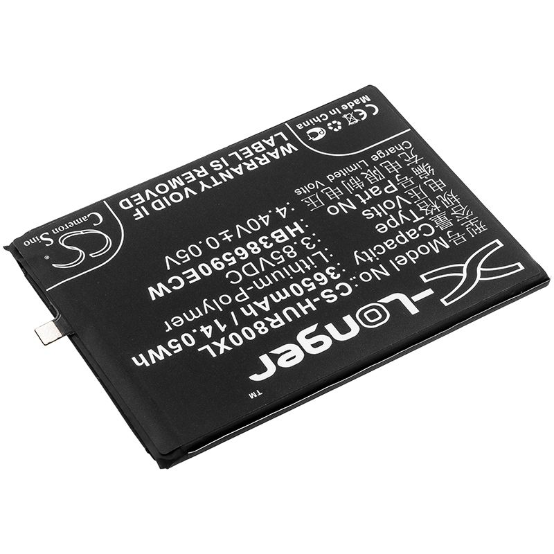 Li-polymer Battery Fits Huawei, Honor 8x, Honor 8x Dual Sim, Jsn-al00 3.85v, 3650mah Mobile & SmartPhone Cameron Sino Technology Limited
