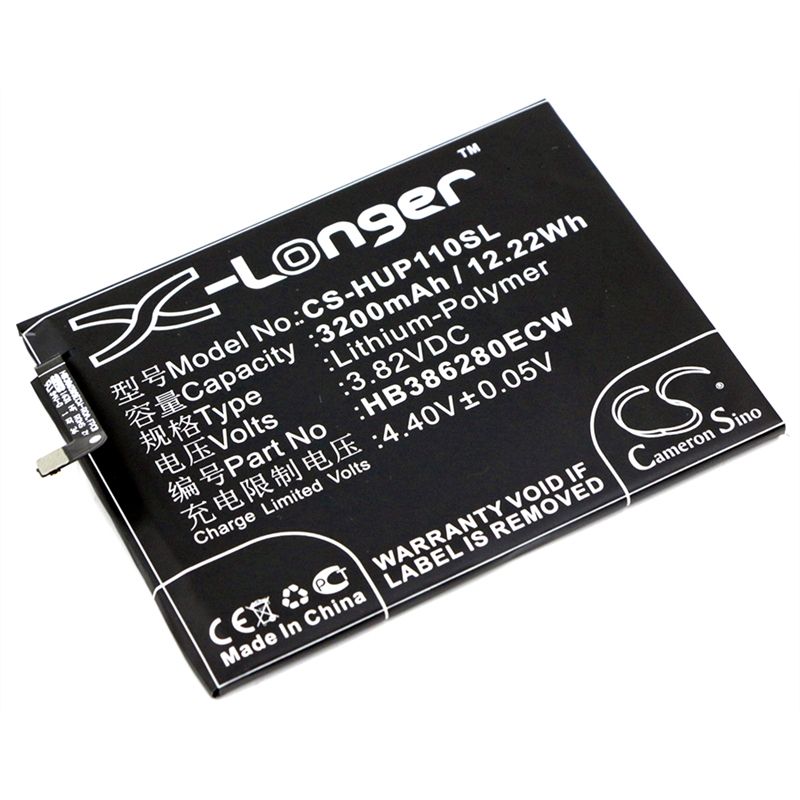 Li-Polymer Battery fits Huawei, honor 9, honor 9 premium edition, honor 9 premium edition dual sim 3.82V, 3200mAh Mobile & SmartPhone Cameron Sino Technology Limited