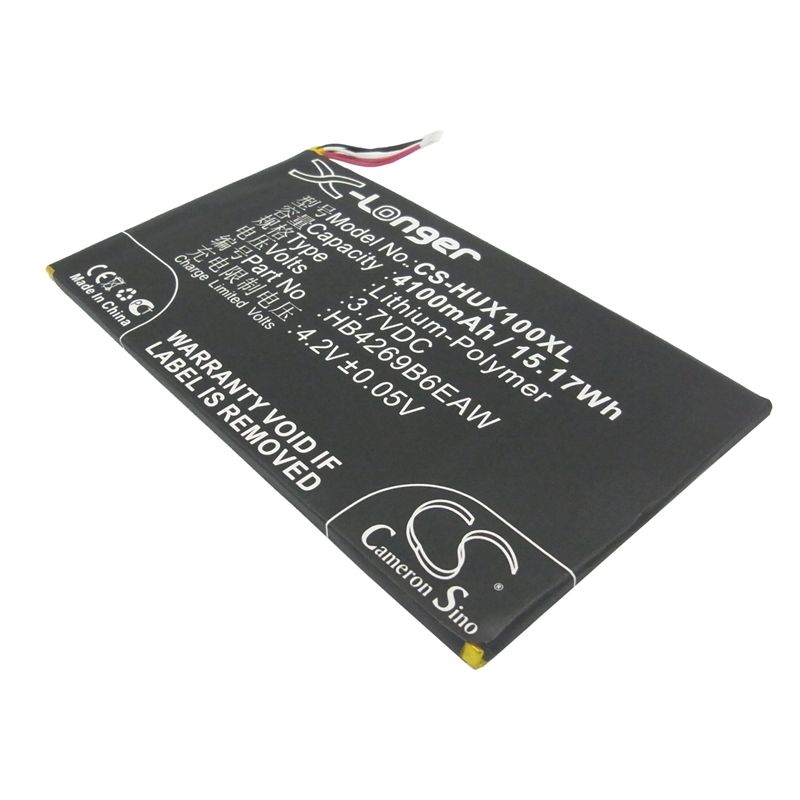 Li-Polymer Battery fits Huawei, honor x1 4g 7d-504l, honor x1 7d-504l 3.7V, 4100mAh Mobile & SmartPhone Cameron Sino Technology Limited