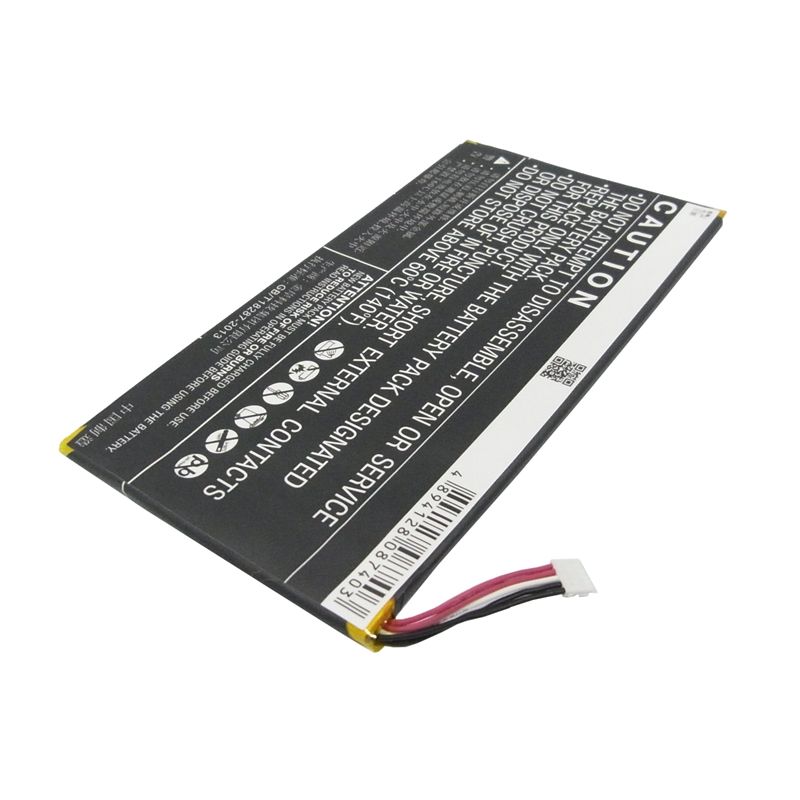 Li-Polymer Battery fits Huawei, honor x1 4g 7d-504l, honor x1 7d-504l 3.7V, 4100mAh Mobile & SmartPhone Cameron Sino Technology Limited