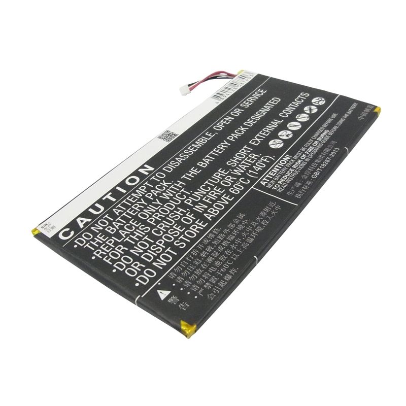 Li-Polymer Battery fits Huawei, honor x1 4g 7d-504l, honor x1 7d-504l 3.7V, 4100mAh Mobile & SmartPhone Cameron Sino Technology Limited